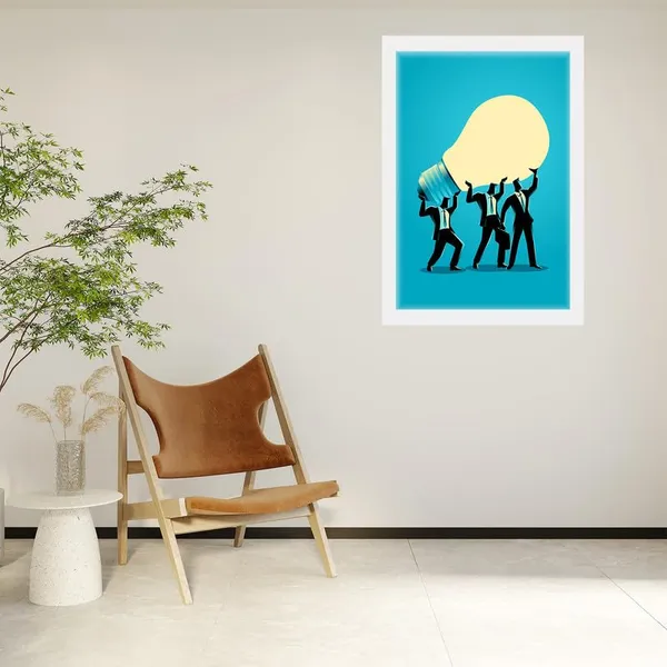 White__Abstract/Motivational_Framed_Painting/Posters,_Ready_|_For_Wall_Hanging,_Premium_Art_|_For_Home,_Office,_Living_Room_&_Bedroom_Wall_Decor,_(Size_-_13.50_X_19.50_In),_Frame_Color:_White,_Nrs030