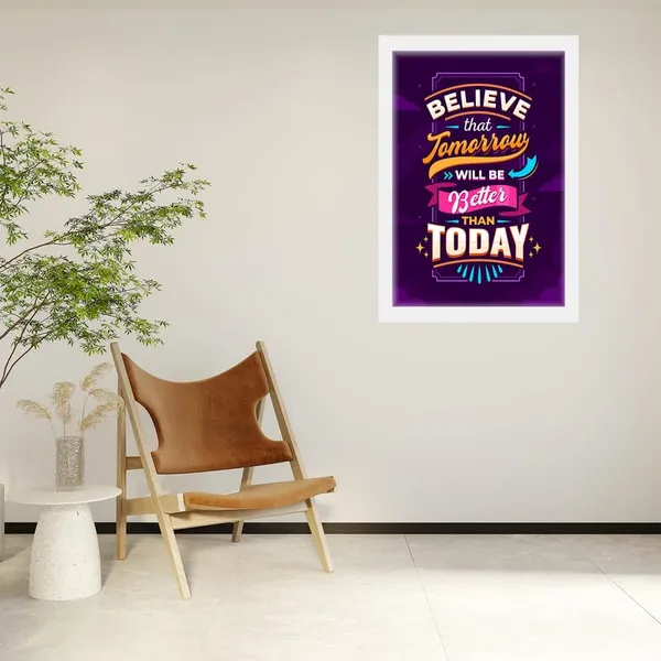 White__Abstract/Motivational_Framed_Painting/Posters,_Ready_|_For_Wall_Hanging,_Premium_Art_|_For_Home,_Office,_Living_Room_&_Bedroom_Wall_Decor,_(Size_-_13.50_X_19.50_In),_Frame_Color:_White,_Nrs048