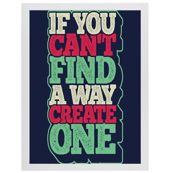 White__Abstract/Motivational_Framed_Painting/Posters,_Ready_|_For_Wall_Hanging,_Premium_Art_|_For_Home,_Office,_Living_Room_&_Bedroom_Wall_Decor,_(Size_-_13.50_X_19.50_In),_Frame_Color:_White,_Nrs125