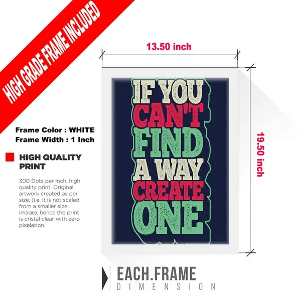 White__Abstract/Motivational_Framed_Painting/Posters,_Ready_|_For_Wall_Hanging,_Premium_Art_|_For_Home,_Office,_Living_Room_&_Bedroom_Wall_Decor,_(Size_-_13.50_X_19.50_In),_Frame_Color:_White,_Nrs125