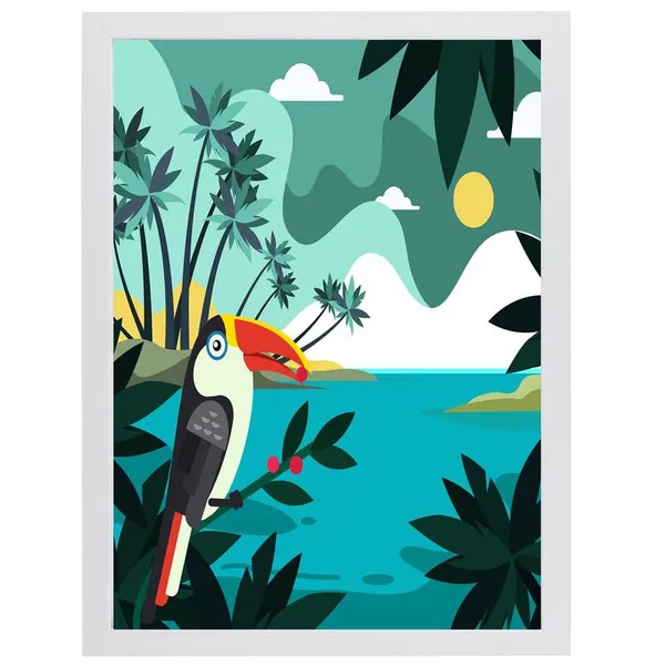 Multicolor_Abstract/Motivational_Framed_Painting/Posters,_Ready_|_For_Wall_Hanging,_Premium_Art_|_For_Home,_Office,_Living_Room_&_Bedroom_Wall_Decor,_(Size_-_13.50_X_19.50_In),_Frame_Color:_White,_Nrs141