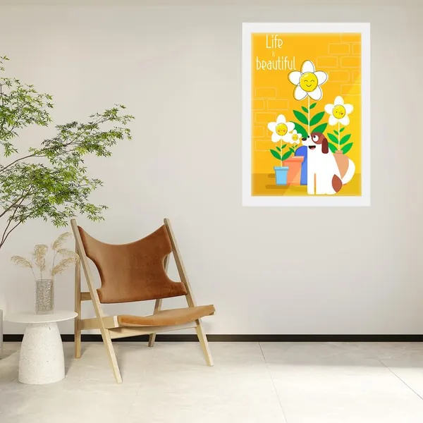 White__Abstract/Motivational_Framed_Painting/Posters,_Ready_|_For_Wall_Hanging,_Premium_Art_|_For_Home,_Office,_Living_Room_&_Bedroom_Wall_Decor,_(Size_-_13.50_X_19.50_In),_Frame_Color:_White,_Nrs217
