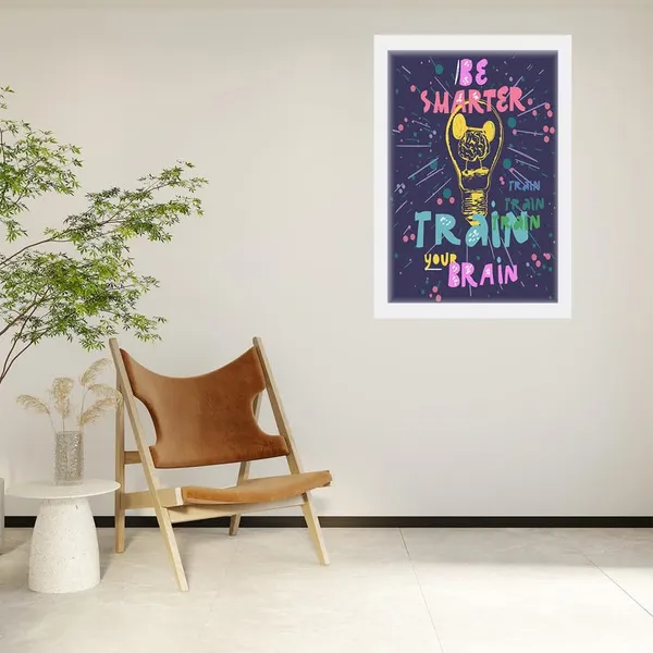 White__Abstract/Motivational_Framed_Painting/Posters,_Ready_|_For_Wall_Hanging,_Premium_Art_|_For_Home,_Office,_Living_Room_&_Bedroom_Wall_Decor,_(Size_-_13.50_X_19.50_In),_Frame_Color:_White,_Nrs248