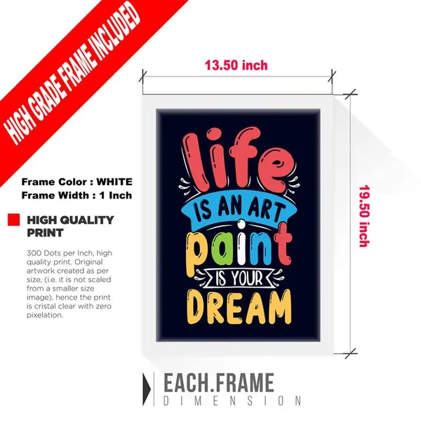 White__Abstract/Motivational_Framed_Painting/Posters,_Ready_|_For_Wall_Hanging,_Premium_Art_|_For_Home,_Office,_Living_Room_&_Bedroom_Wall_Decor,_(Size_-_13.50_X_19.50_In),_Frame_Color:_White,_Nrs264