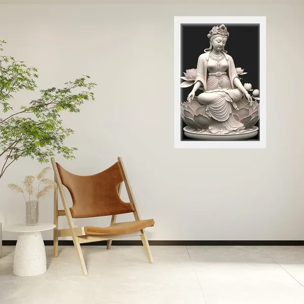 White__Abstract/Motivational_Framed_Painting/Posters,_Ready_|_For_Wall_Hanging,_Premium_Art_|_For_Home,_Office,_Living_Room_&_Bedroom_Wall_Decor,_(Size_-_13.50_X_19.50_In),_Frame_Color:_White,_Nrs276