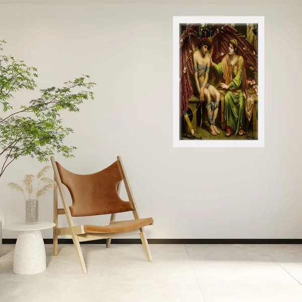 White__Abstract/Motivational_Framed_Painting/Posters,_Ready_|_For_Wall_Hanging,_Premium_Art_|_For_Home,_Office,_Living_Room_&_Bedroom_Wall_Decor,_(Size_-_13.50_X_19.50_In),_Frame_Color:_White,_Nrs320