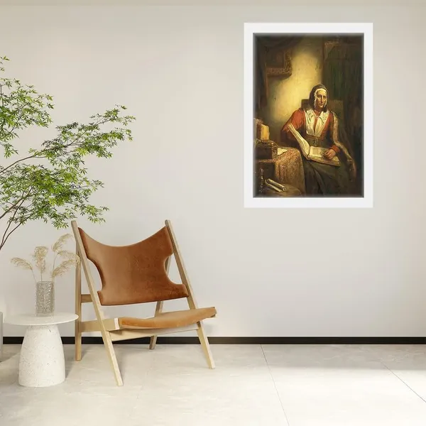 White__Abstract/Motivational_Framed_Painting/Posters,_Ready_|_For_Wall_Hanging,_Premium_Art_|_For_Home,_Office,_Living_Room_&_Bedroom_Wall_Decor,_(Size_-_13.50_X_19.50_In),_Frame_Color:_White,_Nrs374