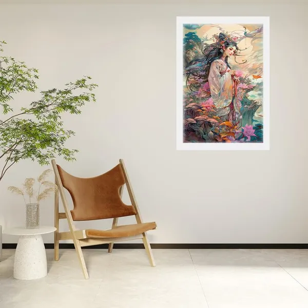 White__Abstract/Motivational_Framed_Painting/Posters,_Ready_|_For_Wall_Hanging,_Premium_Art_|_For_Home,_Office,_Living_Room_&_Bedroom_Wall_Decor,_(Size_-_13.50_X_19.50_In),_Frame_Color:_White,_Nrs402