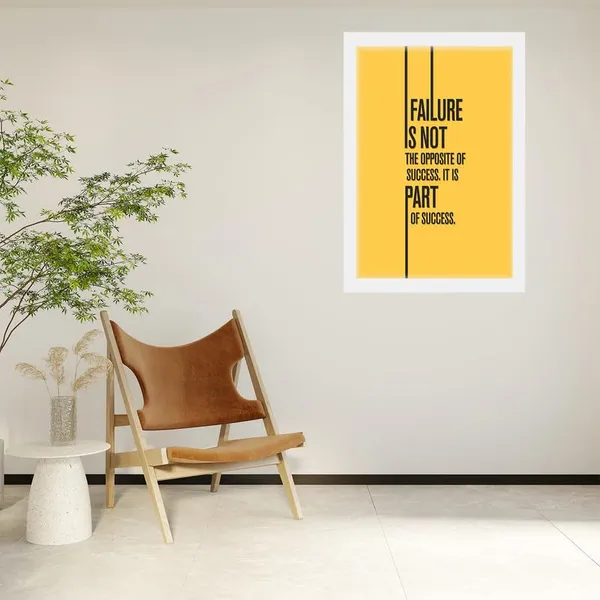 White__Abstract/Motivational_Framed_Painting/Posters,_Ready_|_For_Wall_Hanging,_Premium_Art_|_For_Home,_Office,_Living_Room_&_Bedroom_Wall_Decor,_(Size_-_13.50_X_19.50_In),_Frame_Color:_White,_Nrs440