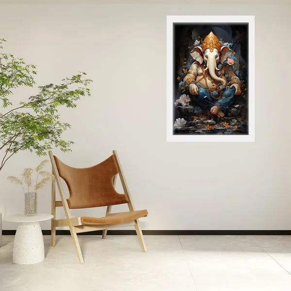 White__Abstract/Motivational_Framed_Painting/Posters,_Ready_|_For_Wall_Hanging,_Premium_Art_|_For_Home,_Office,_Living_Room_&_Bedroom_Wall_Decor,_(Size_-_13.50_X_19.50_In),_Frame_Color:_White,_Nrs449