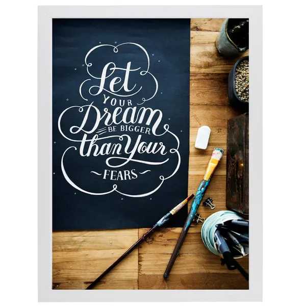 White__Abstract/Motivational_Framed_Painting/Posters,_Ready_|_For_Wall_Hanging,_Premium_Art_|_For_Home,_Office,_Living_Room_&_Bedroom_Wall_Decor,_(Size_-_13.50_X_19.50_In),_Frame_Color:_White,_Nrs468