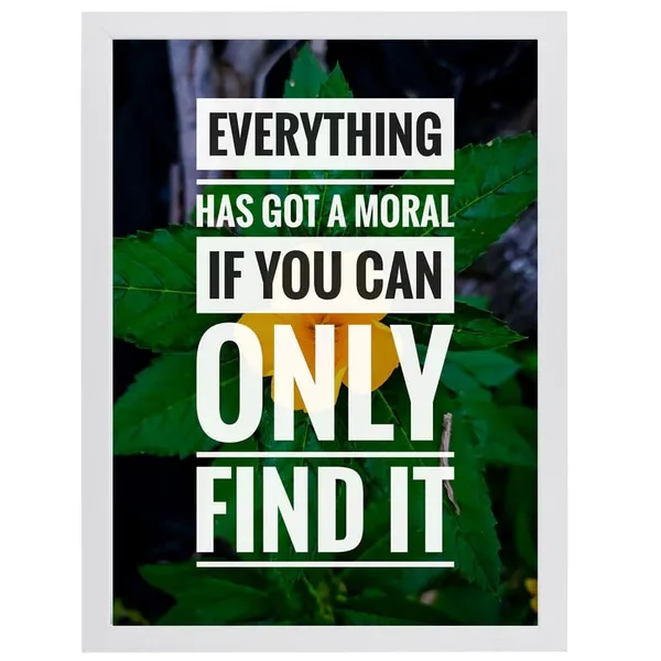 White__Abstract/Motivational_Framed_Painting/Posters,_Ready_|_For_Wall_Hanging,_Premium_Art_|_For_Home,_Office,_Living_Room_&_Bedroom_Wall_Decor,_(Size_-_13.50_X_19.50_In),_Frame_Color:_White,_Nrs470