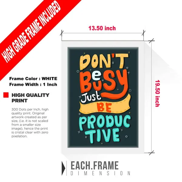 White__Abstract/Motivational_Framed_Painting/Posters,_Ready_|_For_Wall_Hanging,_Premium_Art_|_For_Home,_Office,_Living_Room_&_Bedroom_Wall_Decor,_(Size_-_13.50_X_19.50_In),_Frame_Color:_White,_Nrs490