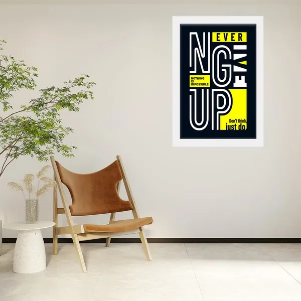 White__Abstract/Motivational_Framed_Painting/Posters,_Ready_|_For_Wall_Hanging,_Premium_Art_|_For_Home,_Office,_Living_Room_&_Bedroom_Wall_Decor,_(Size_-_13.50_X_19.50_In),_Frame_Color:_White,_Nrs499