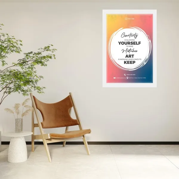White__Abstract/Motivational_Framed_Painting/Posters,_Ready_|_For_Wall_Hanging,_Premium_Art_|_For_Home,_Office,_Living_Room_&_Bedroom_Wall_Decor,_(Size_-_13.50_X_19.50_In),_Frame_Color:_White,_Nrs533