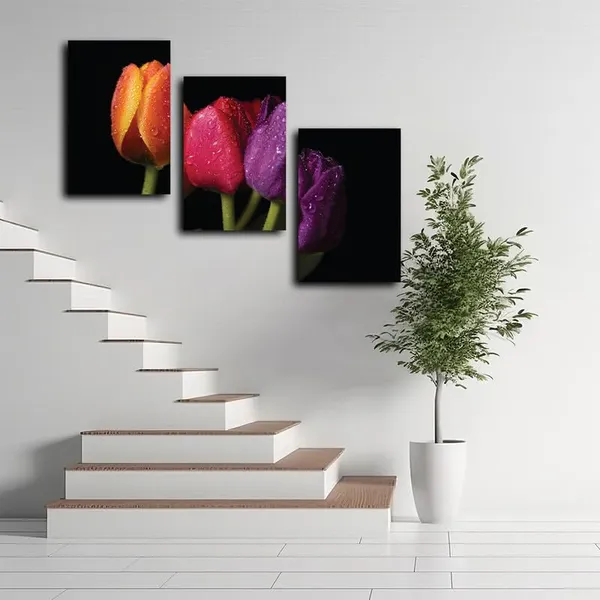 Multicolor_Abstract_Canvas_Wall_Art_|_For_Living_Room_Wall_Decor_|_For_Bedroom_Office_Decoration,_Wall_Decoration_Large_Painting_Artwork_Set_Of_3_Piece,_Each_Panel_Size_12_X_18,_S31605