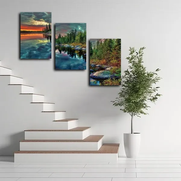 Multicolor_Abstract_Canvas_Wall_Art_|_For_Living_Room_Wall_Decor_|_For_Bedroom_Office_Decoration,_Wall_Decoration_Large_Painting_Artwork_Set_Of_3_Piece,_Each_Panel_Size_12_X_18,_S31606