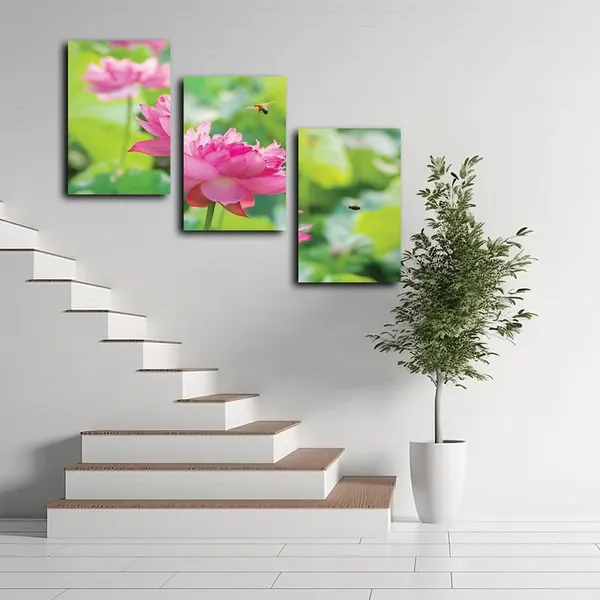 Multicolor_Abstract_Canvas_Wall_Art_|_For_Living_Room_Wall_Decor_|_For_Bedroom_Office_Decoration,_Wall_Decoration_Large_Painting_Artwork_Set_Of_3_Piece,_Each_Panel_Size_12_X_18,_S31608