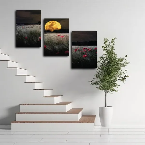 Multicolor_Abstract_Canvas_Wall_Art_|_For_Living_Room_Wall_Decor_|_For_Bedroom_Office_Decoration,_Wall_Decoration_Large_Painting_Artwork_Set_Of_3_Piece,_Each_Panel_Size_12_X_18,_S31621