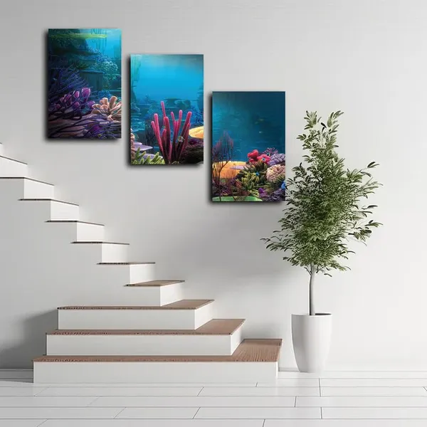 Multicolor_Abstract_Canvas_Wall_Art_|_For_Living_Room_Wall_Decor_|_For_Bedroom_Office_Decoration,_Wall_Decoration_Large_Painting_Artwork_Set_Of_3_Piece,_Each_Panel_Size_12_X_18,_S31777