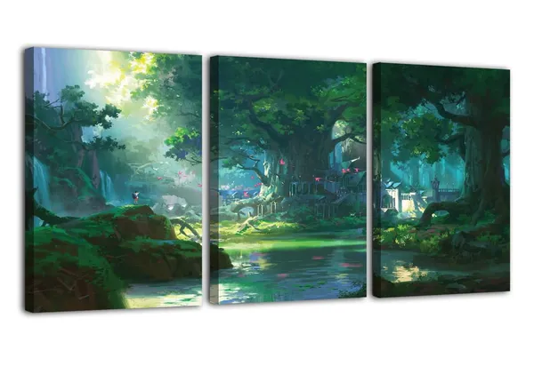 Multicolor_Abstract_Canvas_Wall_Art_|_For_Living_Room_Wall_Decor_|_For_Bedroom_Office_Decoration,_Wall_Decoration_Large_Painting_Artwork_Set_Of_3_Piece,_Each_Panel_Size_12_X_18,_S31852