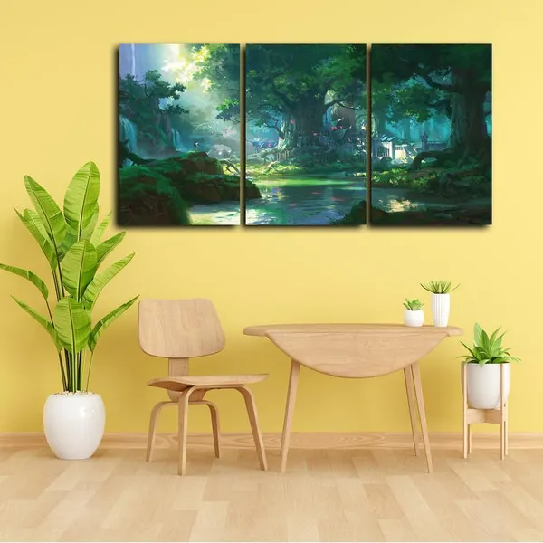 Multicolor_Abstract_Canvas_Wall_Art_|_For_Living_Room_Wall_Decor_|_For_Bedroom_Office_Decoration,_Wall_Decoration_Large_Painting_Artwork_Set_Of_3_Piece,_Each_Panel_Size_12_X_18,_S31852