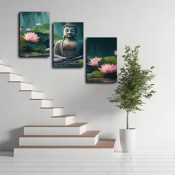 Multicolor_Abstract_Canvas_Wall_Art_|_For_Living_Room_Wall_Decor_|_For_Bedroom_Office_Decoration,_Wall_Decoration_Large_Painting_Artwork_Set_Of_3_Piece,_Each_Panel_Size_12_X_18,_S31883