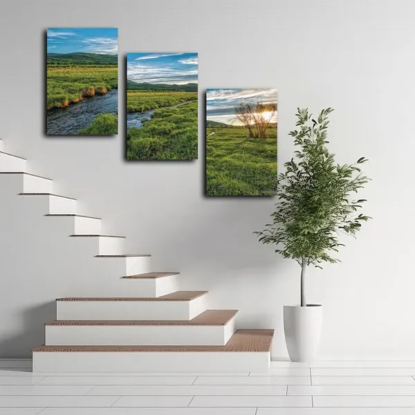 Multicolor_Abstract_Canvas_Wall_Art_|_For_Living_Room_Wall_Decor_|_For_Bedroom_Office_Decoration,_Wall_Decoration_Large_Painting_Artwork_Set_Of_3_Piece,_Each_Panel_Size_12_X_18,_S31994