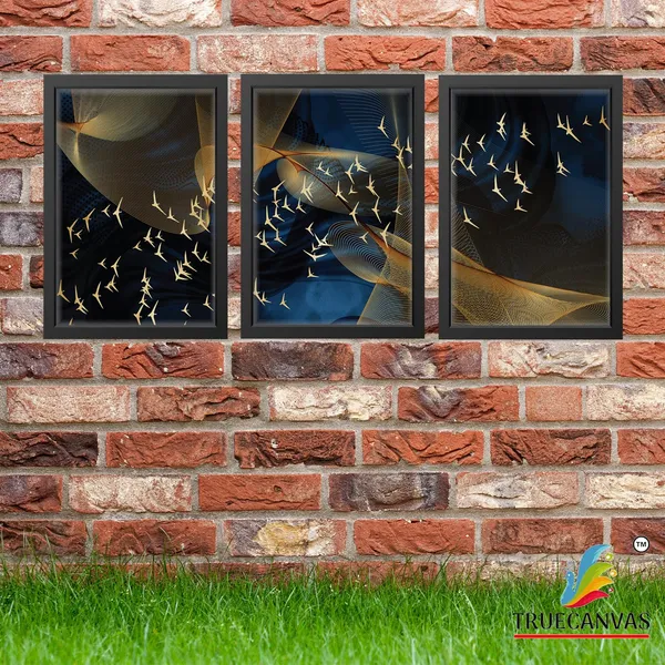 Black__Abstract_Canvas_Painting_Set_Of_3_Wall_Hanging_Frame_|_For_Home,_Living_Room_Gallery_&_Office,_Black,_Size_-_13.50_X_19.50_Inch,_Sf003
