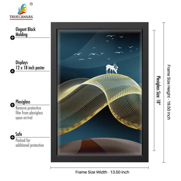 Black__Abstract_Canvas_Painting_Set_Of_3_Wall_Hanging_Frame_|_For_Home,_Living_Room_Gallery_&_Office,_Black,_Size_-_13.50_X_19.50_Inch,_Sf006