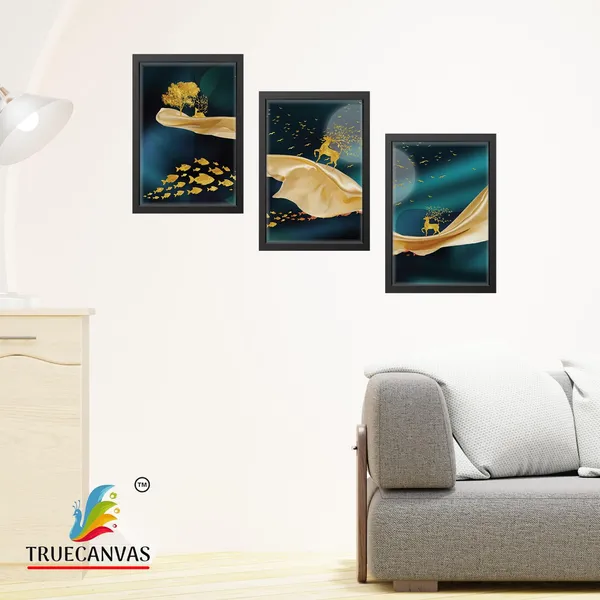 Black__Abstract_Canvas_Painting_Set_Of_3_Wall_Hanging_Frame_|_For_Home,_Living_Room_Gallery_&_Office,_Black,_Size_-_13.50_X_19.50_Inch,_Sf008