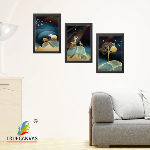 Black__Abstract_Canvas_Painting_Set_Of_3_Wall_Hanging_Frame_|_For_Home,_Living_Room_Gallery_&_Office,_Black,_Size_-_13.50_X_19.50_Inch,_Sf011