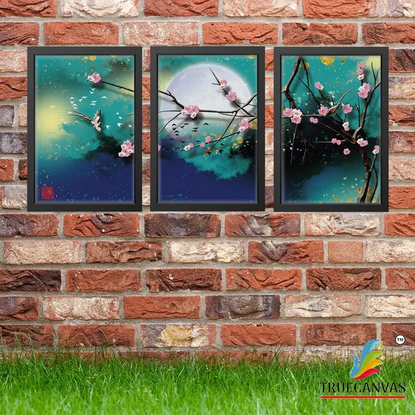 Black__Abstract_Canvas_Painting_Set_Of_3_Wall_Hanging_Frame_|_For_Home,_Living_Room_Gallery_&_Office,_Black,_Size_-_13.50_X_19.50_Inch,_Sf014