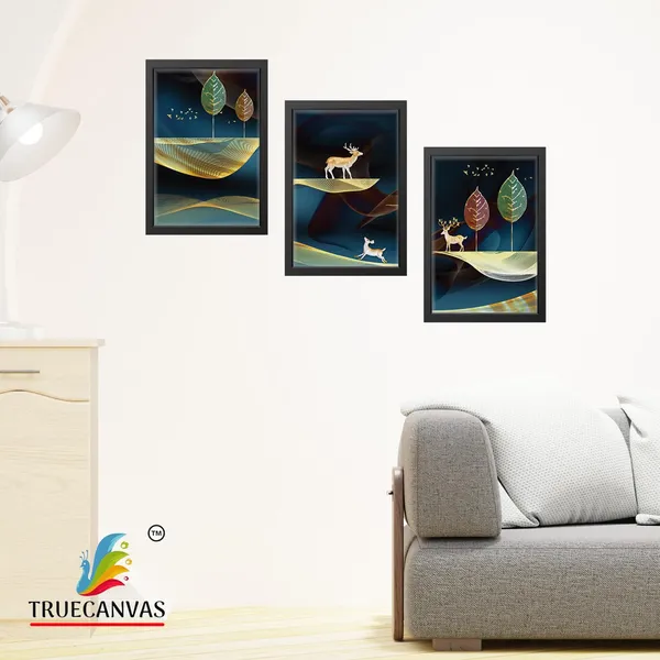 Black__Abstract_Canvas_Painting_Set_Of_3_Wall_Hanging_Frame_|_For_Home,_Living_Room_Gallery_&_Office,_Black,_Size_-_13.50_X_19.50_Inch,_Sf020