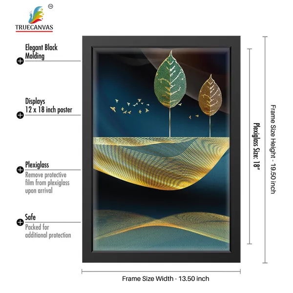 Black__Abstract_Canvas_Painting_Set_Of_3_Wall_Hanging_Frame_|_For_Home,_Living_Room_Gallery_&_Office,_Black,_Size_-_13.50_X_19.50_Inch,_Sf020