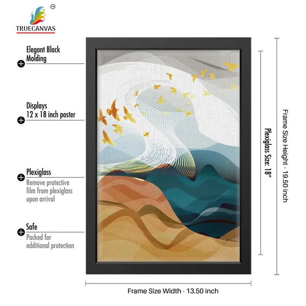 Black__Abstract_Canvas_Painting_Set_Of_3_Wall_Hanging_Frame_|_For_Home,_Living_Room_Gallery_&_Office,_Black,_Size_-_13.50_X_19.50_Inch,_Sf021