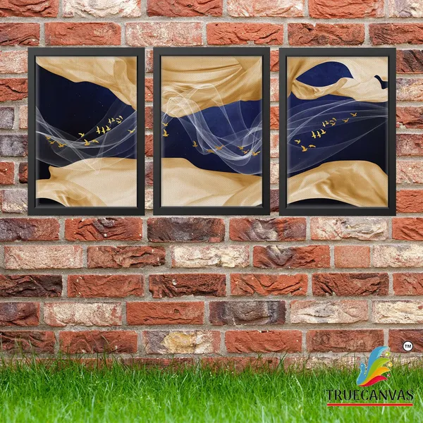 Black__Abstract_Canvas_Painting_Set_Of_3_Wall_Hanging_Frame_|_For_Home,_Living_Room_Gallery_&_Office,_Black,_Size_-_13.50_X_19.50_Inch,_Sf023