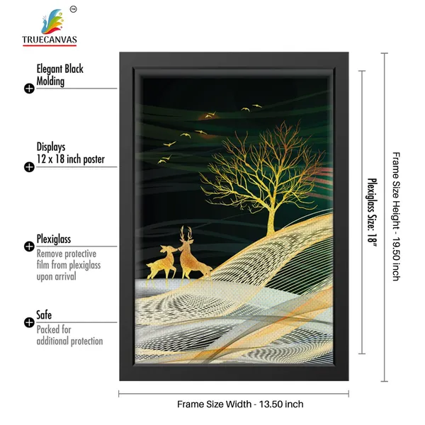 Black__Abstract_Canvas_Painting_Set_Of_3_Wall_Hanging_Frame_|_For_Home,_Living_Room_Gallery_&_Office,_Black,_Size_-_13.50_X_19.50_Inch,_Sf026