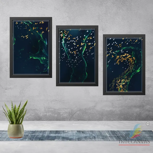 Black__Abstract_Canvas_Painting_Set_Of_3_Wall_Hanging_Frame_|_For_Home,_Living_Room_Gallery_&_Office,_Black,_Size_-_13.50_X_19.50_Inch,_Sf030
