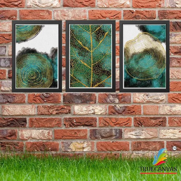 Black__Abstract_Canvas_Painting_Set_Of_3_Wall_Hanging_Frame_|_For_Home,_Living_Room_Gallery_&_Office,_Black,_Size_-_13.50_X_19.50_Inch,_Sf031
