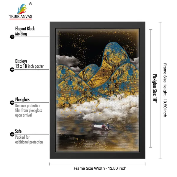 Black__Abstract_Canvas_Painting_Set_Of_3_Wall_Hanging_Frame_|_For_Home,_Living_Room_Gallery_&_Office,_Black,_Size_-_13.50_X_19.50_Inch,_Sf036