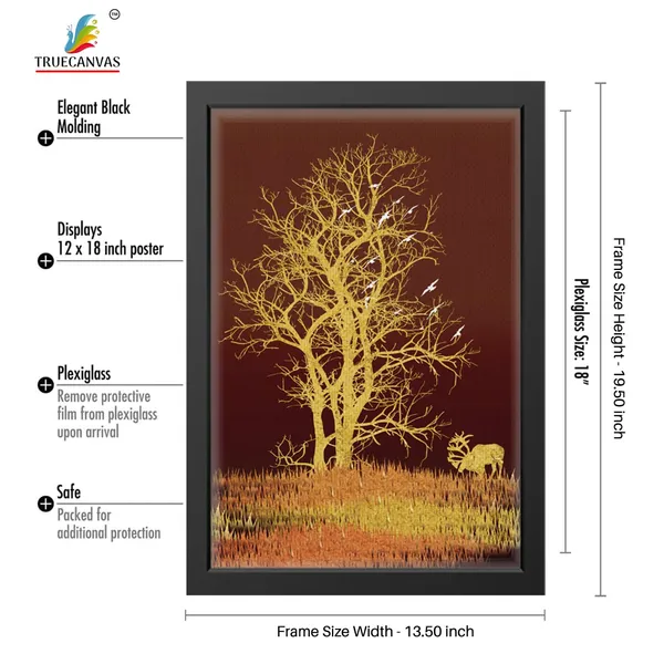 Black__Abstract_Canvas_Painting_Set_Of_3_Wall_Hanging_Frame_|_For_Home,_Living_Room_Gallery_&_Office,_Black,_Size_-_13.50_X_19.50_Inch,_Sf038