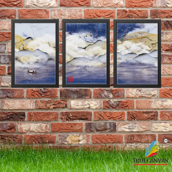 Black__Abstract_Canvas_Painting_Set_Of_3_Wall_Hanging_Frame_|_For_Home,_Living_Room_Gallery_&_Office,_Black,_Size_-_13.50_X_19.50_Inch,_Sf039