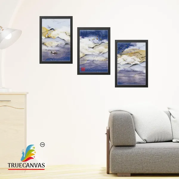Black__Abstract_Canvas_Painting_Set_Of_3_Wall_Hanging_Frame_|_For_Home,_Living_Room_Gallery_&_Office,_Black,_Size_-_13.50_X_19.50_Inch,_Sf039