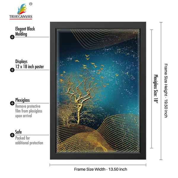 Multicolor_Abstract_Canvas_Painting_Set_Of_3_Wall_Hanging_Frame_|_For_Home,_Living_Room_Gallery_&_Office,_Black,_Size_-_13.50_X_19.50_Inch,_Sf040
