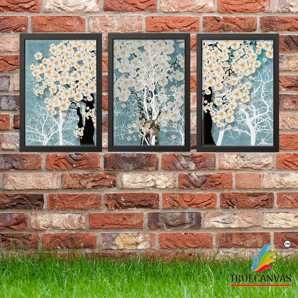 Black__Abstract_Canvas_Painting_Set_Of_3_Wall_Hanging_Frame_|_For_Home,_Living_Room_Gallery_&_Office,_Black,_Size_-_13.50_X_19.50_Inch,_Sf041
