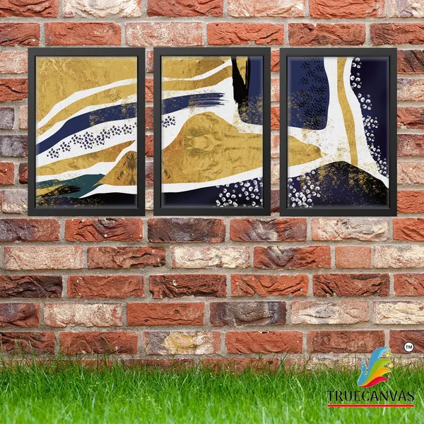Black__Abstract_Canvas_Painting_Set_Of_3_Wall_Hanging_Frame_|_For_Home,_Living_Room_Gallery_&_Office,_Black,_Size_-_13.50_X_19.50_Inch,_Sf044
