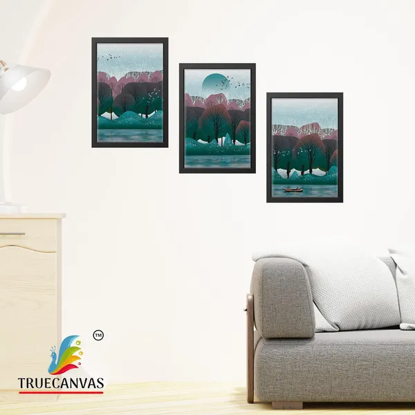Black__Abstract_Canvas_Painting_Set_Of_3_Wall_Hanging_Frame_|_For_Home,_Living_Room_Gallery_&_Office,_Black,_Size_-_13.50_X_19.50_Inch,_Sf046