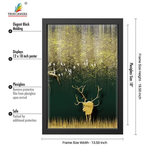Black__Abstract_Canvas_Painting_Set_Of_3_Wall_Hanging_Frame_|_For_Home,_Living_Room_Gallery_&_Office,_Black,_Size_-_13.50_X_19.50_Inch,_Sf047