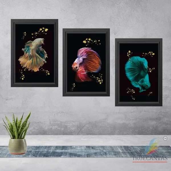 Black__Abstract_Canvas_Painting_Set_Of_3_Wall_Hanging_Frame_|_For_Home,_Living_Room_Gallery_&_Office,_Black,_Size_-_13.50_X_19.50_Inch,_Sf052